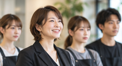 再来率を上げるには人材が大事